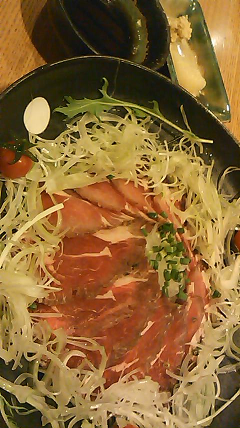 イノシシのたたき